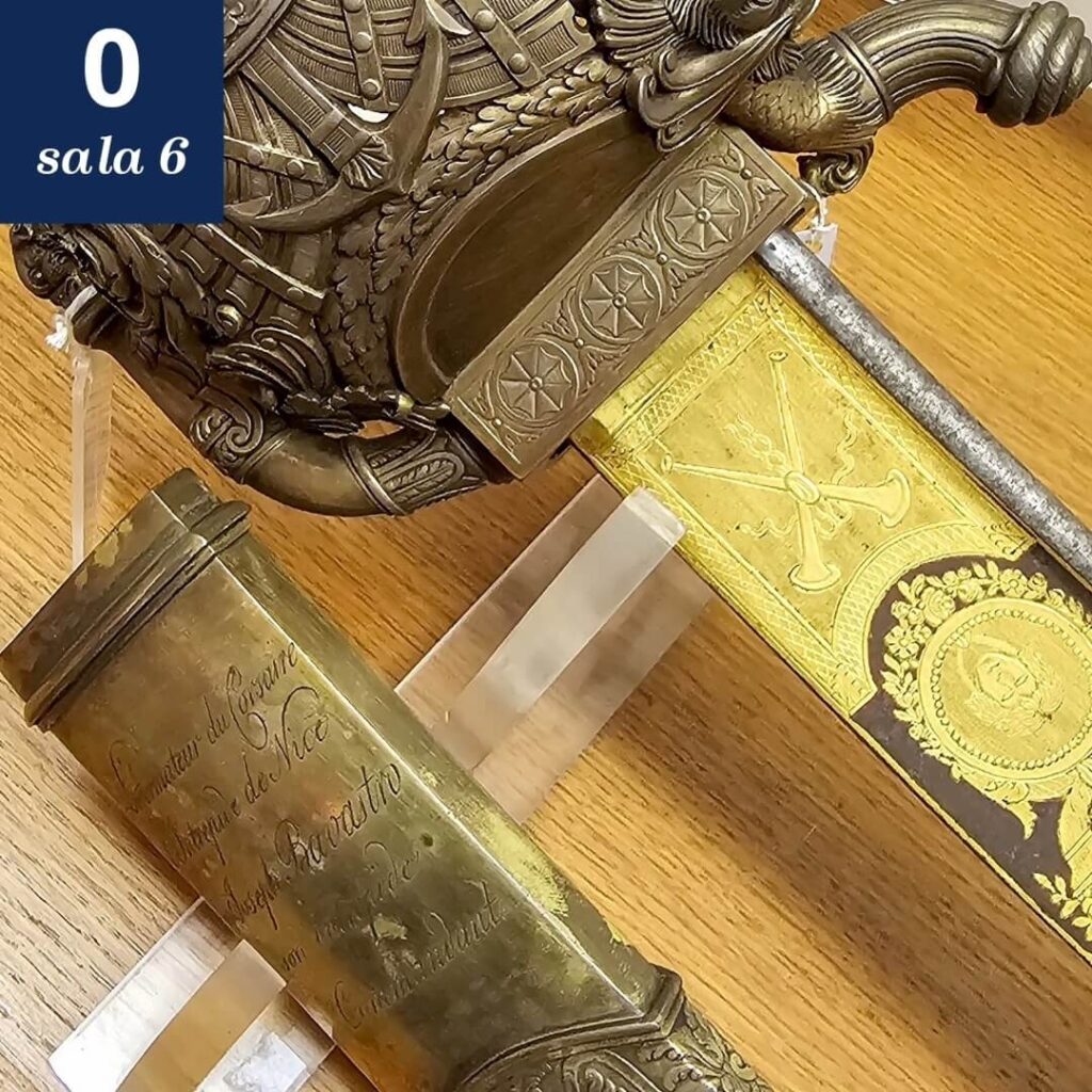 MUNAV_percorso visita_ sala6_ dettaglio sciabola