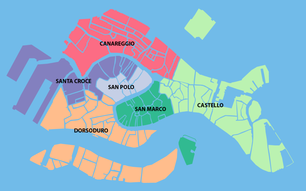 Map of the Sestieri